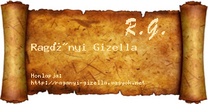 Ragányi Gizella névjegykártya